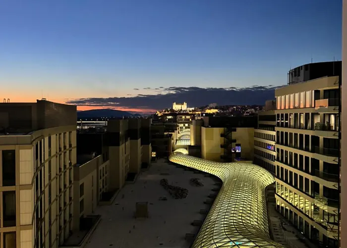Eurovea Tower River View Down Town